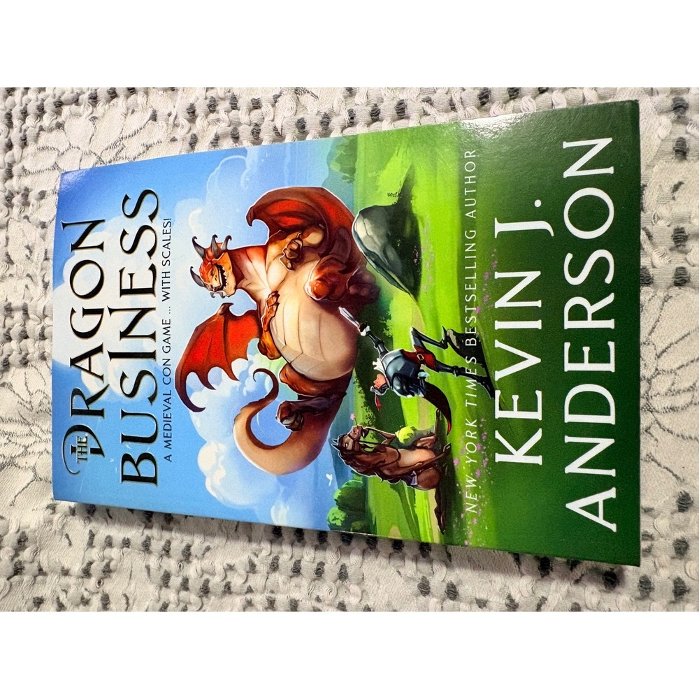 The Dragon‎ Business Kevin J. Anderson Paperback Medieval Fantasy Humor Novel